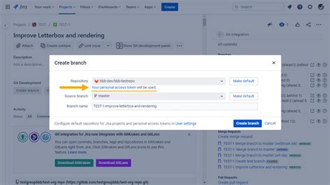 Require Personal Access Tokens Git Integration For Jira Cloud