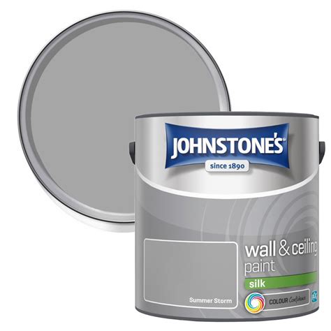 Johnstones Silk Emulsion Paint Summer Storm Wilko