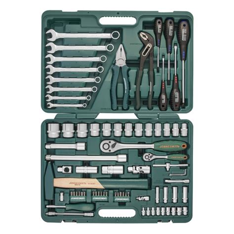 Купить Набор торц.головок 1/4"DR 4-13мм и 1/2"DR 12-32мм, комб.ключей 8 ...