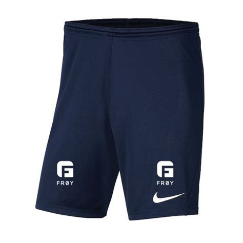 Vanylven Fk Nike Shorts Dry Park Iii Navy Hvit Unisportstore No