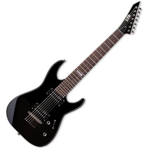 Esp Ltd M 17 7 String Electric Guitar Black At