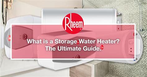 The Ultimate Guide To Storage Water Heaters Rheem Malaysia