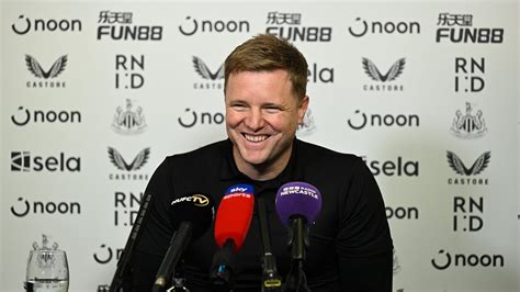 Press Conference Eddie Howe Pre Tottenham Hotspur H Youtube