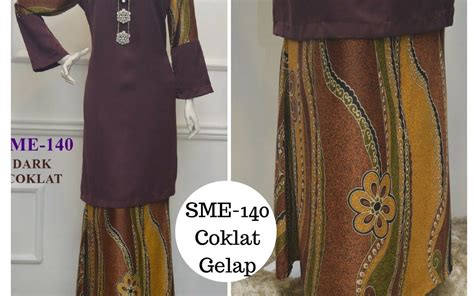 Baju Raya Warna Coklat Gelap Baju Raya Sedondon Tema Warna Light