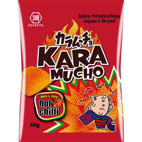 Koike Ya Karamucho Hot Chilli Ribbel Chips G