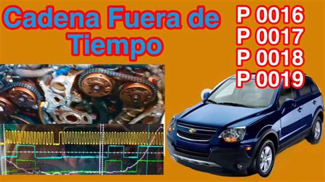 Chevrolet 36 Cadenas Fuera De Tiempo P0016 P0017 P0018 P0019 Youtube