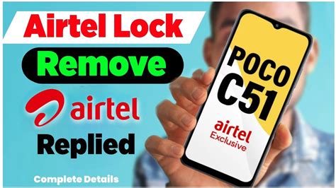 Poco C Airtel Lock Kaise Tode How To Unlock Poco C Locked With