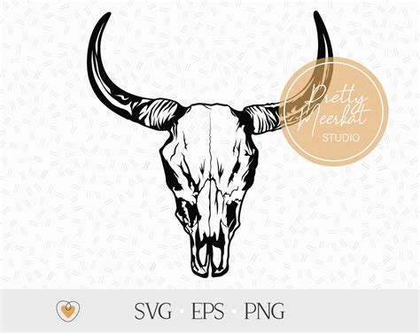 Bull Skull Svg Cow Skull Svg Png Etsy New Zealand