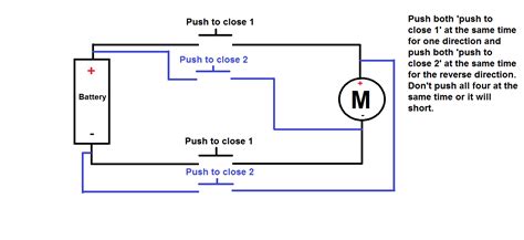 How To Reverse A Dc Motor Using Buttons Instructables