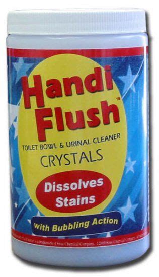 Handi Flush Toilet Bowl Crystals 4 Pack Wholesale Industrial Bulk