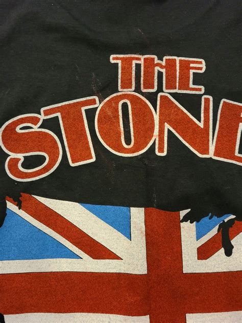 Vtg Rolling Stones North American Tour T Shirt Gem