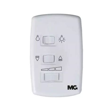 Chave Controle Ventilador De Teto Bivolt C Dimmer Margirius Controle