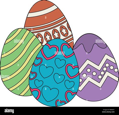 Easter Eggs Cartoons Stock Vector Image And Art Alamy