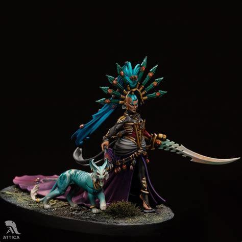 Yvraine Triumvirate Of Ynnead Painted Figure Warhammer K Art Level Etsy