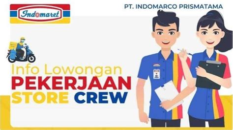 Indomaret Ambon Buka Lowongan Kerja Posisi Store Crew Pendaftaran