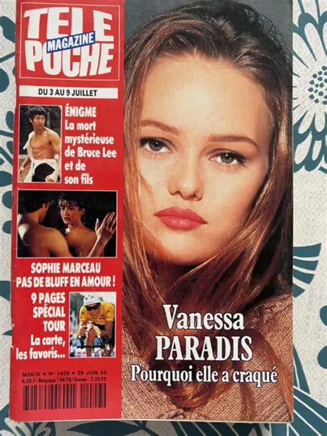 Tele Poche N°1429 Du 28 06 93 Vanessa Paradis Eur 7 50 Picclick Fr