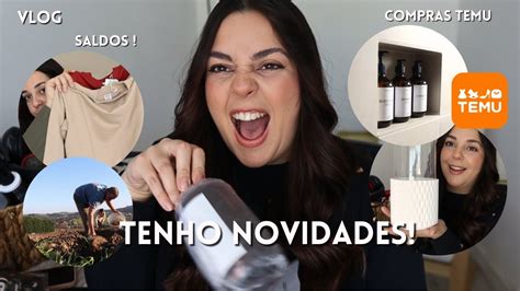 MEGA VLOG COMPRAS TEMU FUI AOS SALDOS VIDA NO CAMPO E TEMOS UM NOVO