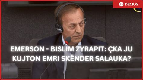 Emerson çka ju kujton emri Skënder Salauka Zyrapi ishte shofer kur