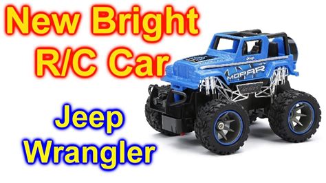 New Bright Radio Control Jeep Wrangler Blue Unbox Jeep Wrangler Jeep