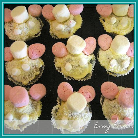 Loving Lunches Bunny Bottom Cupcakes