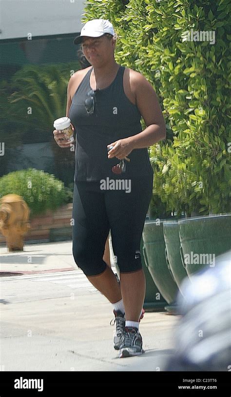 Queen Latifah Leaves Urth Cafe After A Workout In West Hollywood Los