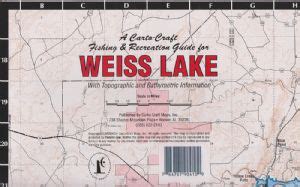 Lake Weiss, Alabama Map (Carto-Craft) – Lake Maps