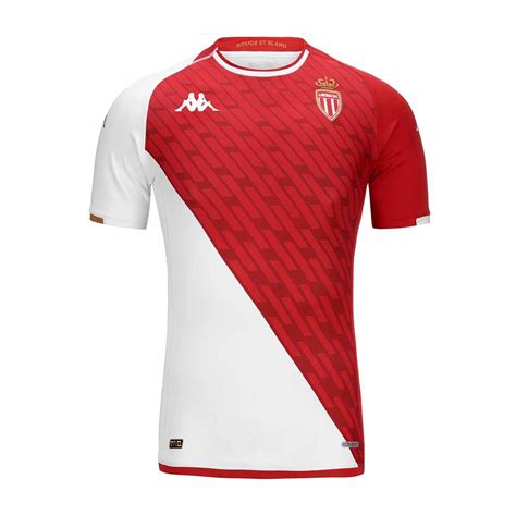 Camisa As Monaco Uniforme Titular Jogador Kappa