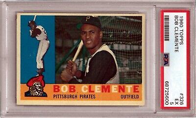 Roberto Bob Clemente Topps Baseball Card Pirates Psa Graded