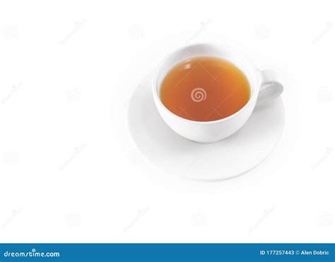 Cup Of Tea Isolated On White Background Teacup Stock Image Image Of