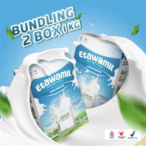 Jual Etawamil Tanpa Gula Non Sugar Susu Kambing Etawa Bubuk Original