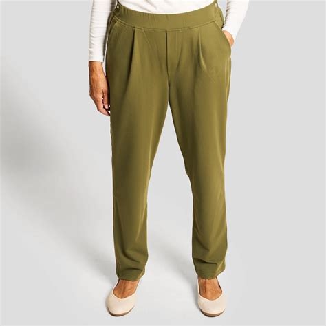 CareZips Freedom Two Zipper Pants Olive : simple changing when seated, standing, or lying