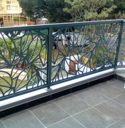 Modern Mild Steel Laser Cut Balcony Grill For Apartment At Sq Ft