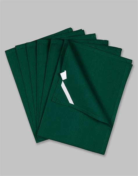 Plain Dark Green Blank Tea Towels 3 Dozen Julie S Cotton Collection