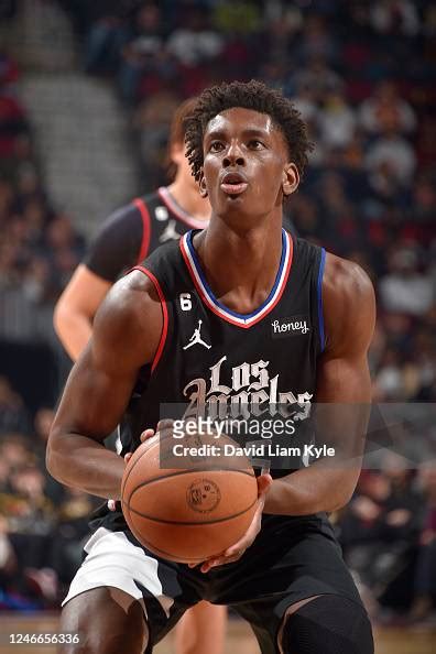 Moussa Diabate Of The La Clippers Prepares To Shoot A Free Throw