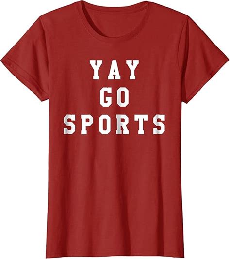 Yay Go Sports Funny Sports Fan Football Soccer Shirt