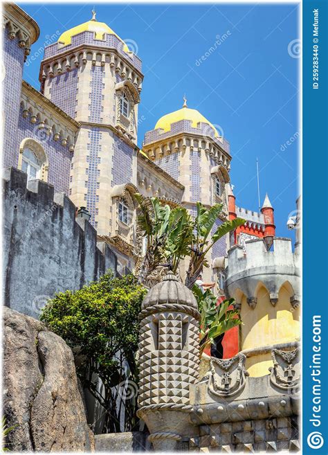 Pena Castle Royal Palace In Sintra Portugal Stock Photo Image Of