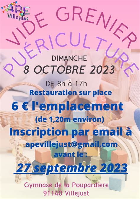 Vide Grenier APE Mairie De Villejust