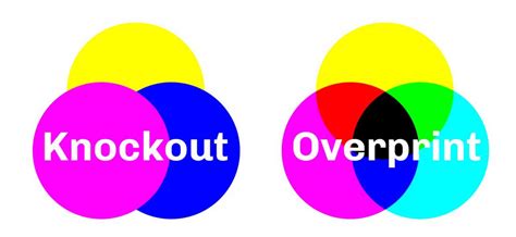 Overprinting versus Knockout | Plum Grove