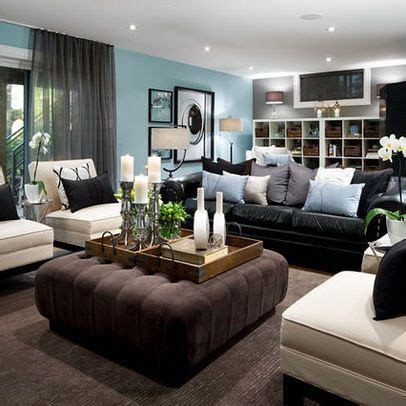 Living Room Ideas For Black Leather Sofa Bryont Rugs And Livings