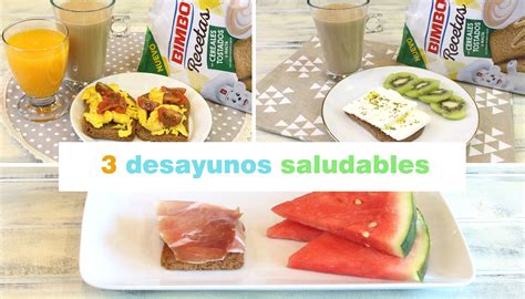 3 Desayunos Saludables Recetas Fáciles Saltando La Dieta