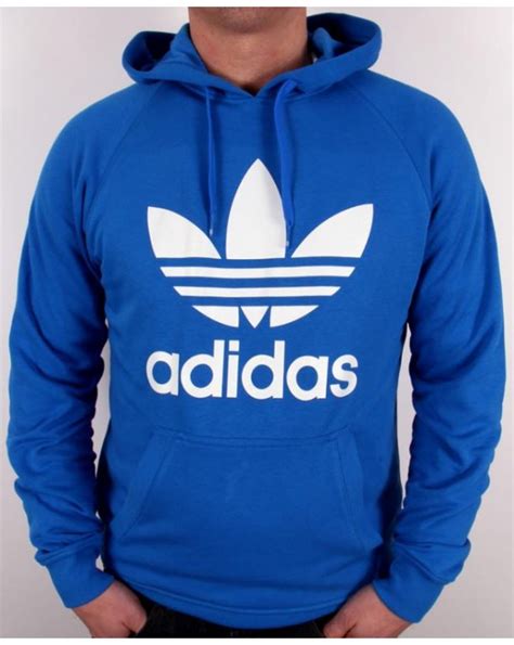 Adidas Originals Trefoil Hoodie Bluebird Blue Adidas Originals