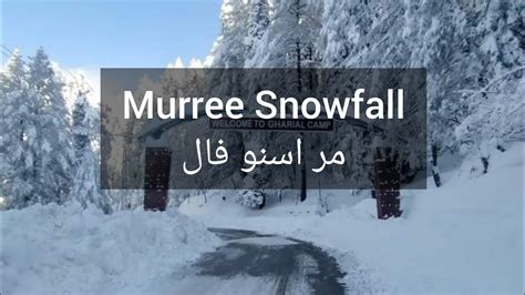 Murree Snowfall Today YouTube