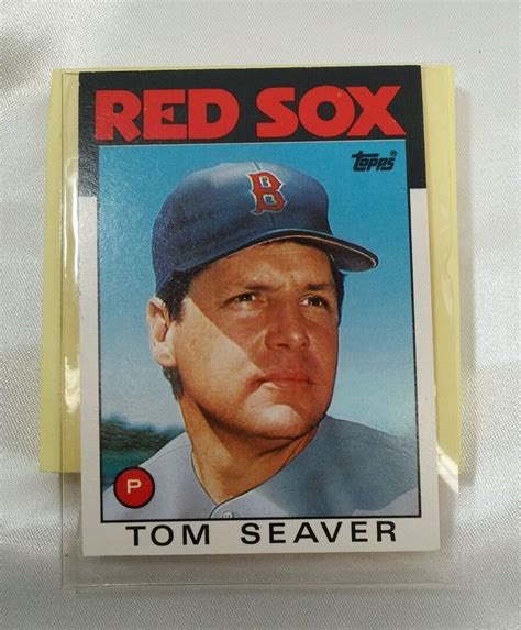 Topps Traded T Tom Seaver Toppstraded Bostonredsox Toms