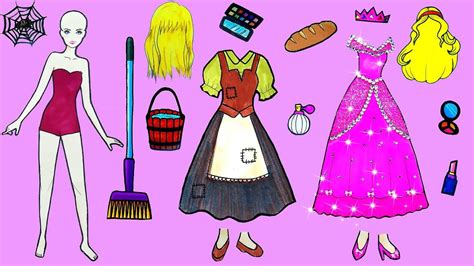 Disney Princess Dolls Princess Costumes Paper Doll Dress Paper Dolls Dress Up Costumes