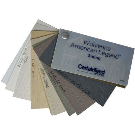 CertainTeed Wolverine American Legend Vinyl Siding Color Sample Swatch