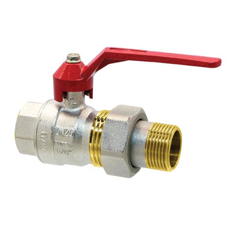 Brass Ball Valve Male Union End Lever Operated Wras Approved