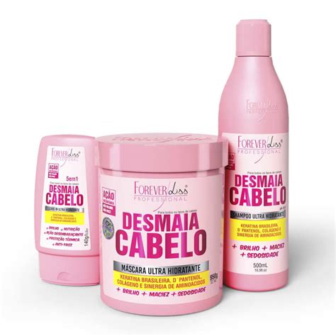 Kit Forever Liss Professional Desmaia Cabelo Trio Salon Beleza Na Web