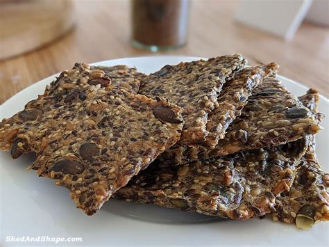 Keto Seed Crackers Recipe - Shed And Shape