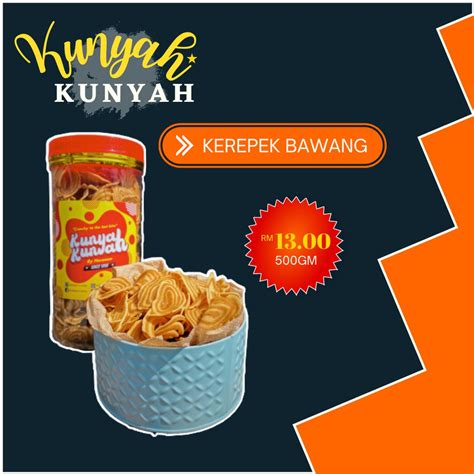 KEREPEK BAWANG RANGUP 550gm Botol Shopee Malaysia