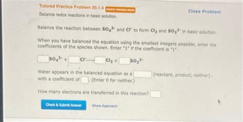 Solved Balance redox reactions in basic solution. Balance | Chegg.com 